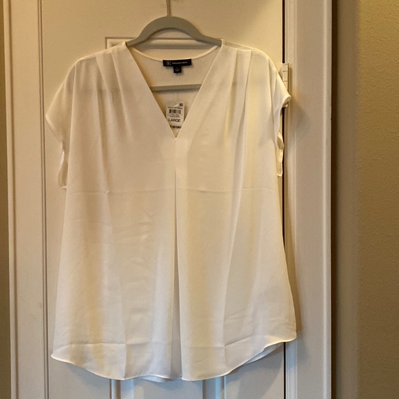 INC International Concepts Tops - INC white blouse sz L NWT